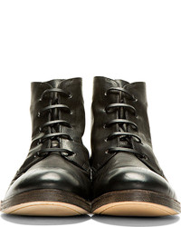 Marsèll Black Supple Leather Ankle Boots