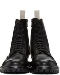 Common Projects Black Winter Combat Boots