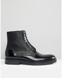 Hugo Boss Boss By Mono Leather Lace Up Boots