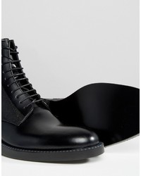 Hugo Boss Boss By Mono Leather Lace Up Boots