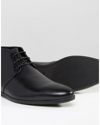Hugo Boss Boss By Paris Short Leather Lace Up Boots