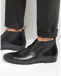 Hugo Boss Boss By Paris Short Leather Lace Up Boots