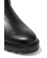 Tod's Buckled Leather Biker Boots Black