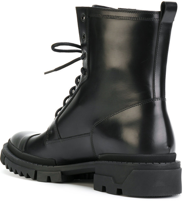 Versace Cargo Boots, $1,025 | farfetch.com | Lookastic