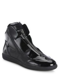 Maison Margiela Center Zip Leather Boots