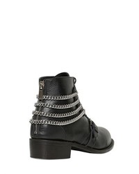 Chained Leather Lace Up Boots, $2,194 | LUISAVIAROMA | Lookastic