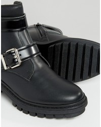 Aldo Chunkly Buckle Boots