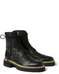Ann Demeulemeester Chunky Sole Leather Boots