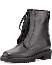 Vince Connelly Leather Combat Boot Black