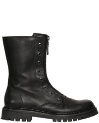 Diesel Black Gold Zip Smooth Leather Boots