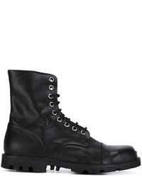 Diesel Steel Lace Up Military Boots