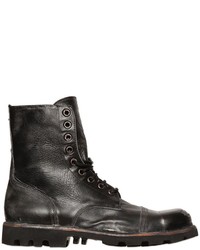 Diesel Steel Toe Vintage Effect Leather Boots