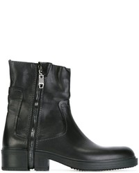Diesel Zip Up Ankle Boots