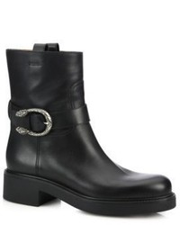 Gucci Dionysus Leather Moto Boots