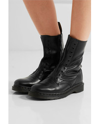 Vetements Dr Martens Leather Boots Black