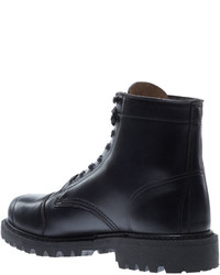 Wolverine Dylan Leather Moto Boot Black