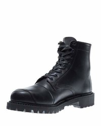 Wolverine Dylan Leather Moto Boot Black