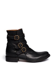 Nobrand Edwin Eternity Leather Buckle Leather Boots