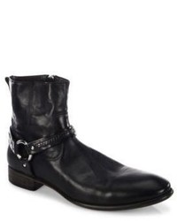 John Varvatos Eldridge Harness Leather Ankle Boots