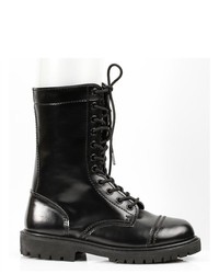 Ellie Shoes Punk 80s 90s Black 1 Ankle Combat Boots