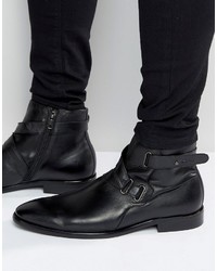 Aldo Farlow Leather Strap Boots