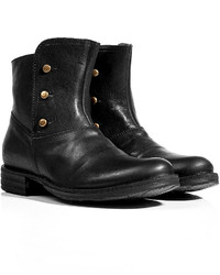 Fiorentini+Baker Fiorentini Baker Leather Buttoned Ankle Boots In Black