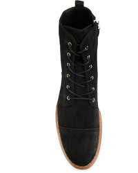 Tod's Flatform Lace Up Ankle Boots