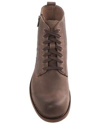 Andrew Marc Forest Boots Leather And Canvas