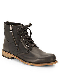 Andrew Marc New York Forest Leather Lace Up Boots