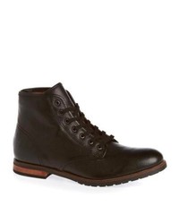 Frank Wright Lucas Boots Black Leather