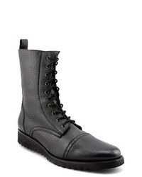 Gabe Black Leather Casual Boots