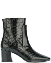 Givenchy Embossed Crocodile Effect Boots