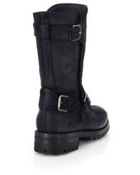 Ralph Lauren Grover Quilted Leather Boots