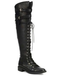 Joie Gryffin Tall Leather Combat Boots