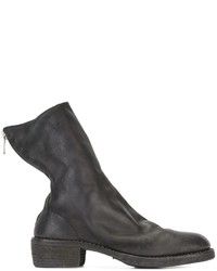 Guidi Back Zip Mid Boots
