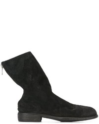 Guidi Reverse Back Zip Mid Boots