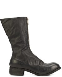 Guidi Stacked Heel Boots