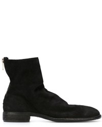 Guidi Stag Reverse Short Back Zip Boot