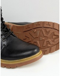 Bellfield Heritage Boots In Black Leather