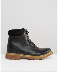 Bellfield Heritage Boots In Black Leather