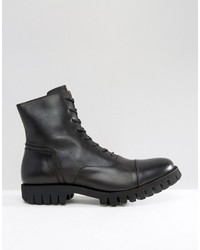 Selected Homme Varian Leather Lace Up Boots