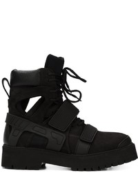 Hood by Air Velcro Fastening Ankle Boots