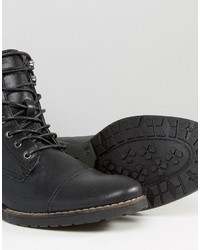 Bellfield Hyder Leather Laceup Boots