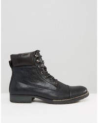 Bellfield Hyder Leather Laceup Boots