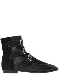 Isabel Marant 10mm Rowi Leather And Suede Boots