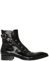 Jo Ghost Polished Leather Ankle Boots