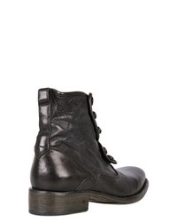 John Varvatos Bowery Buttoned Leather Boots