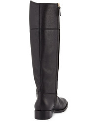 Tory Burch Jolie Leather Riding Boot Black