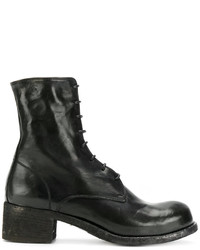 Officine Creative Lace Up Block Heel Boots