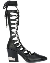 Toga Lace Up Boots